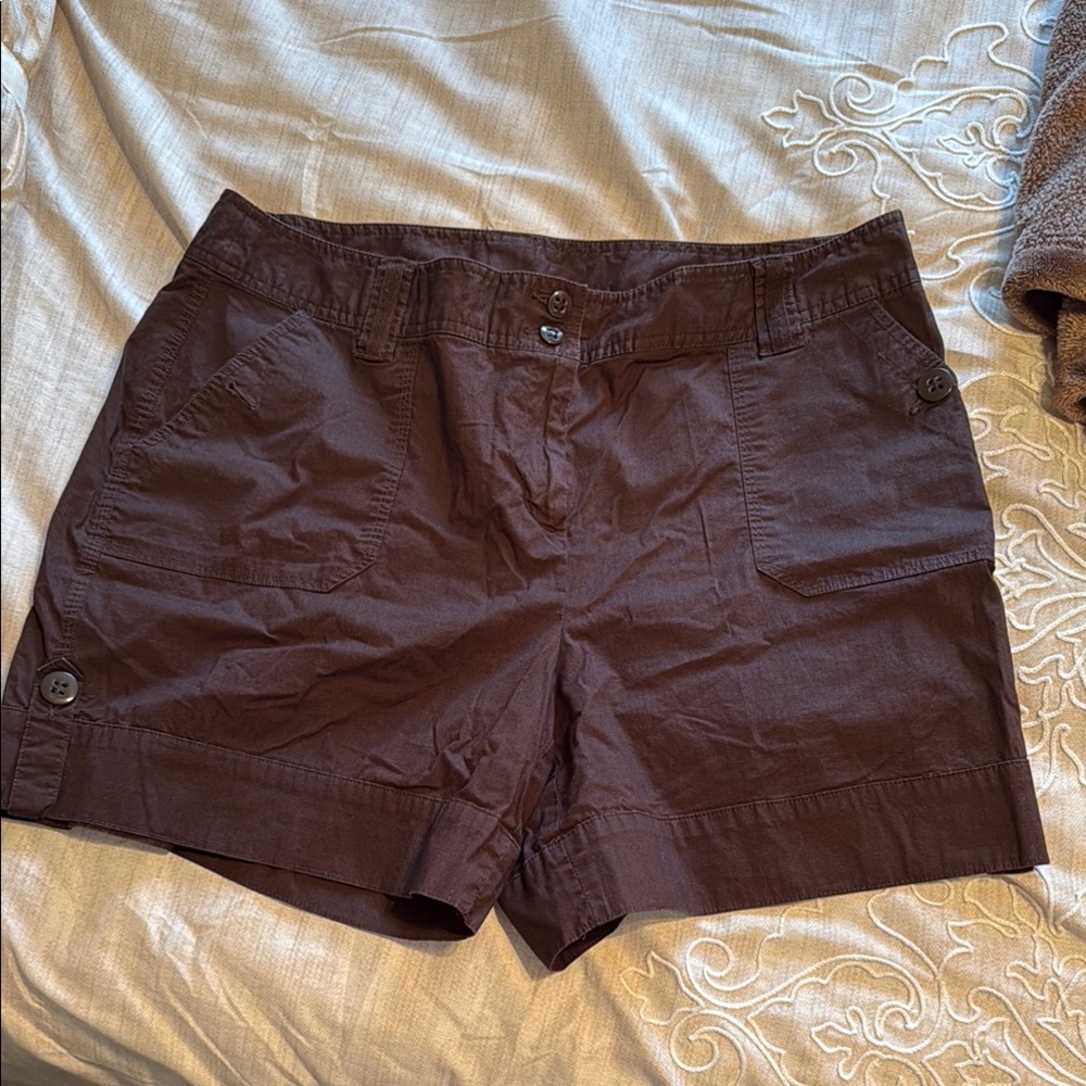 Style & Co. Women's Cargo Shorts - Dark Brown